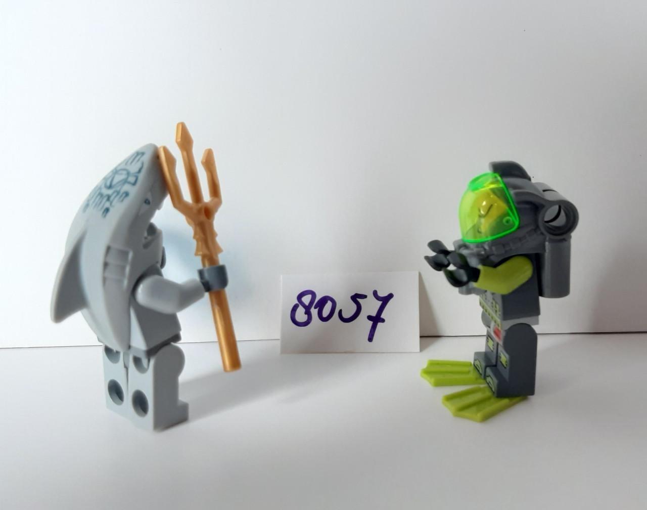 LEGO Atlantis 8057: Slag bij het scheepswrak 2 figuren
