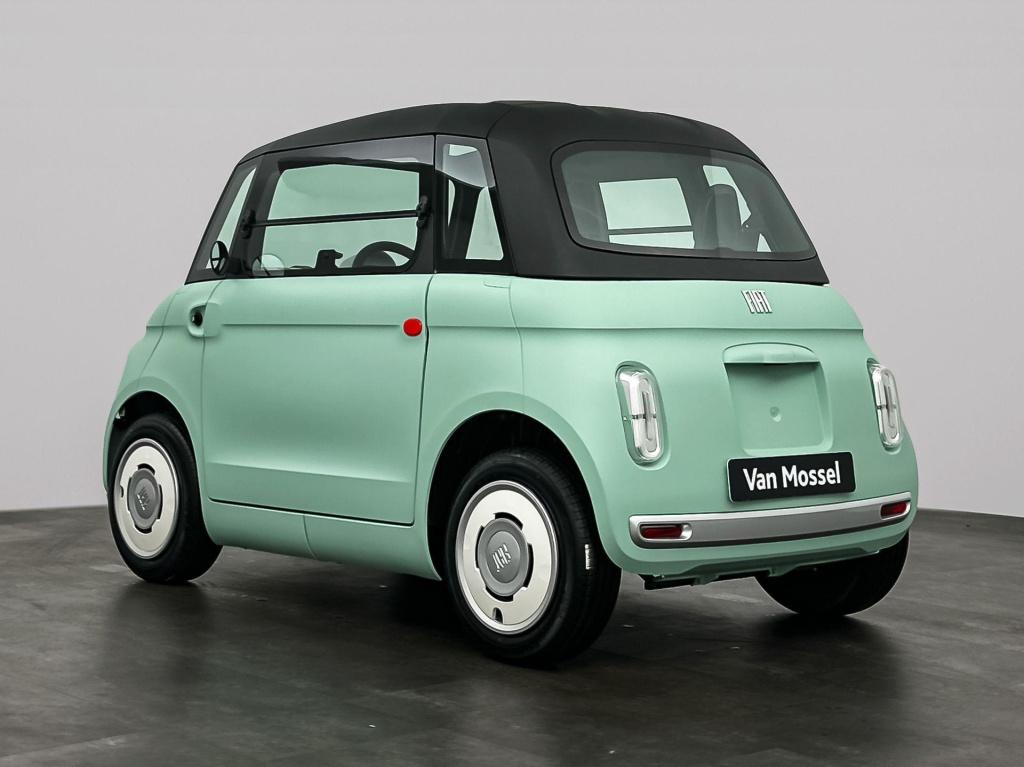 Fiat Topolino | led verlichting | panorama dak | smartphone houder | gratis