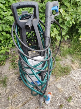 Eurom 1400 watt hogedrukspuit met slang, goede staat