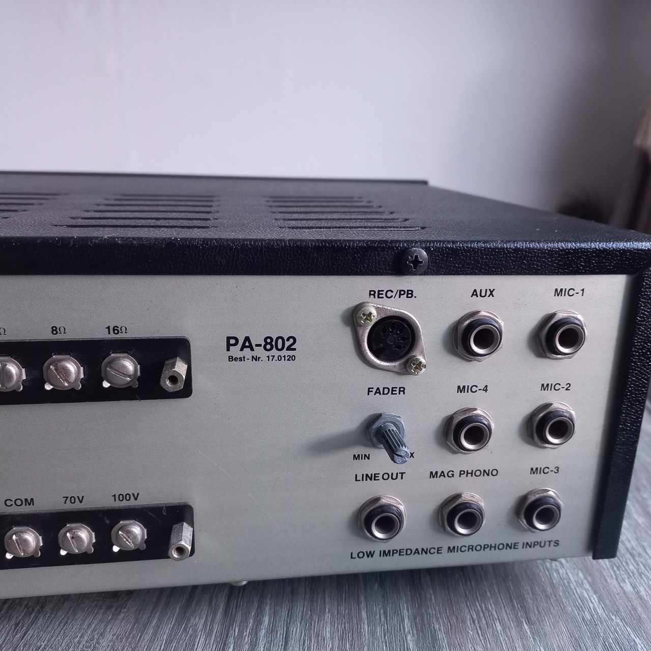 Monacor PA 802 versterker
