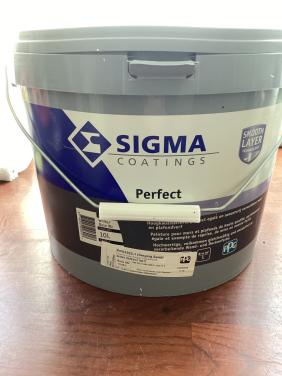 Sigma perfect mat Sigma kleur 1022-1 ( singing Sand) 10L nieuw en vol