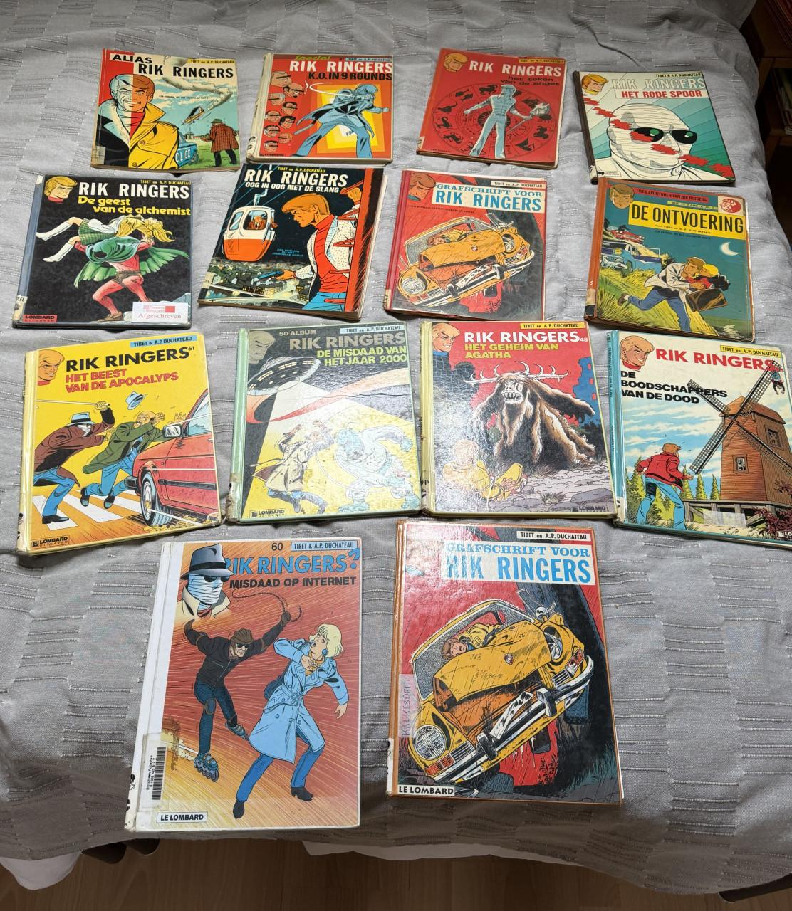 14 stripboeken van Rik Ringers