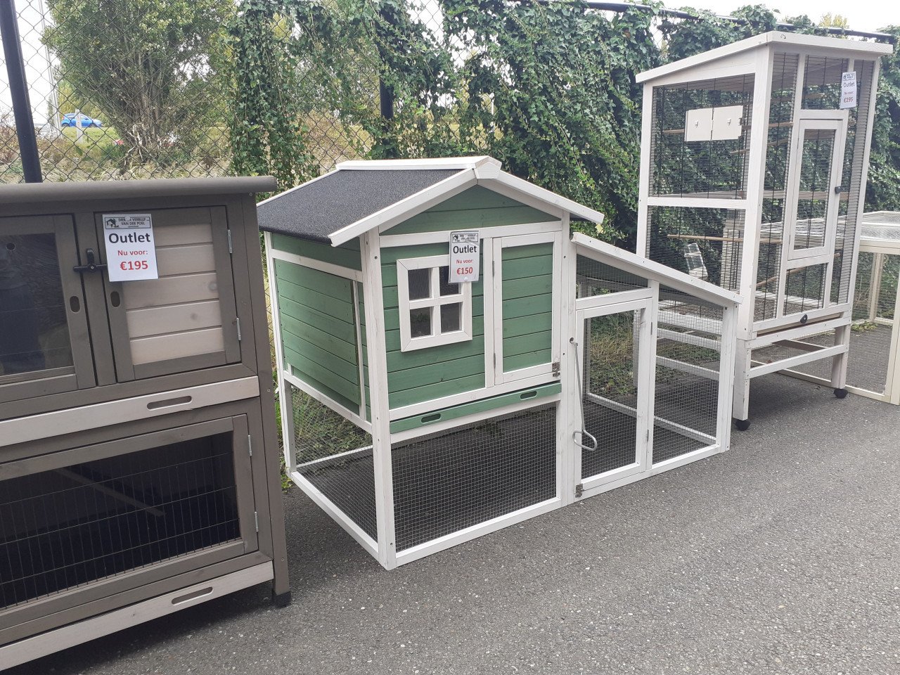 Konijnenhok William KB8 Green OUTLET te koop