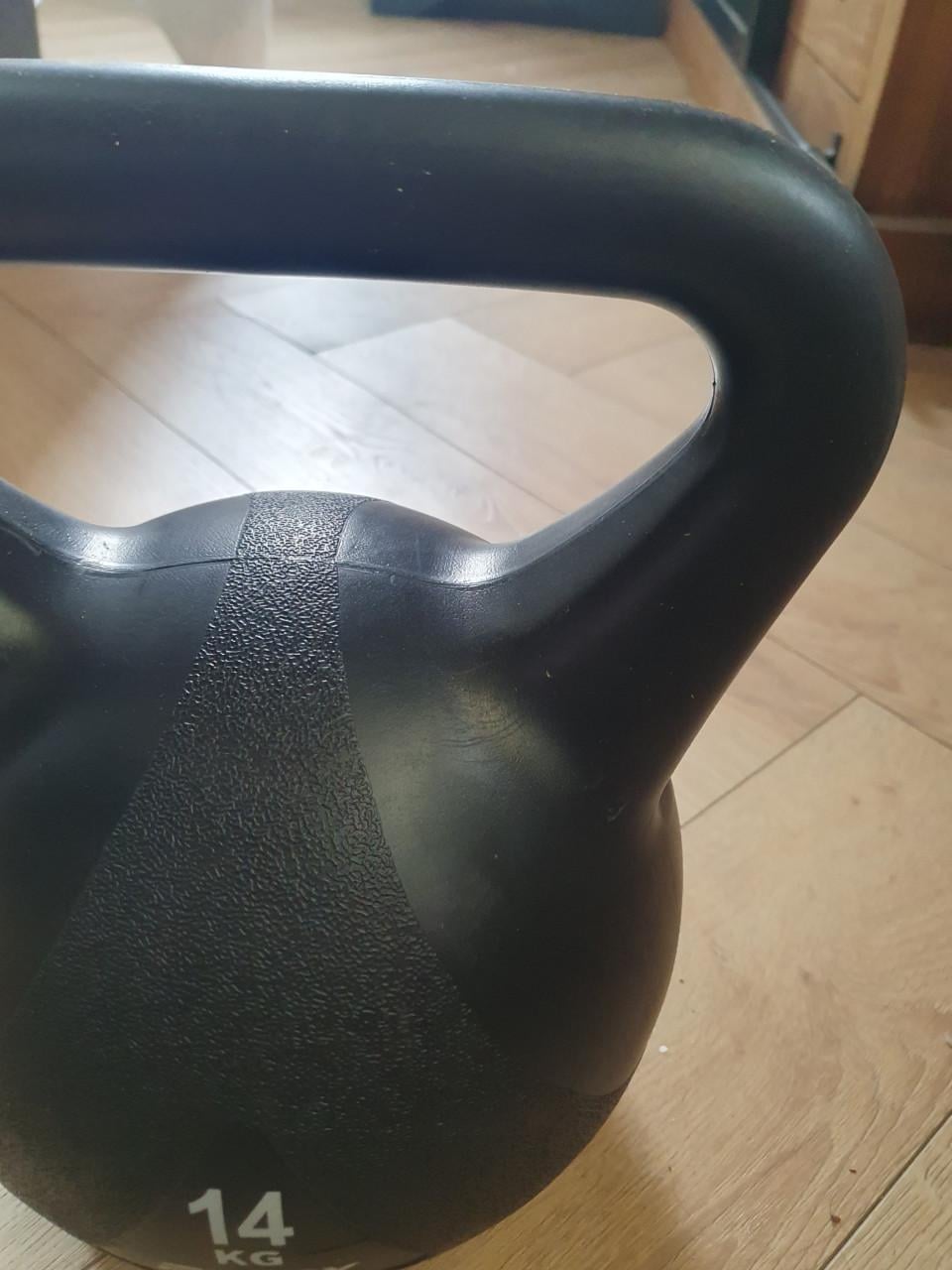 Fitby kettlebell 14 kg • fitness gewicht • crossfit • zwart