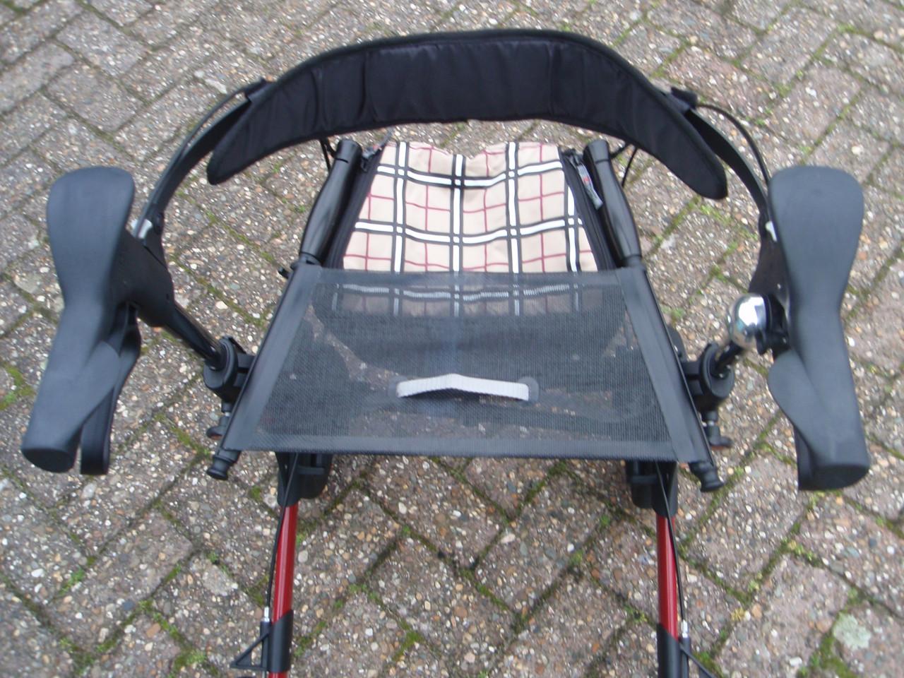 Zgan Topro Troja  opvouwbare lichtgewicht rollator + zitje tas en rugsteun
