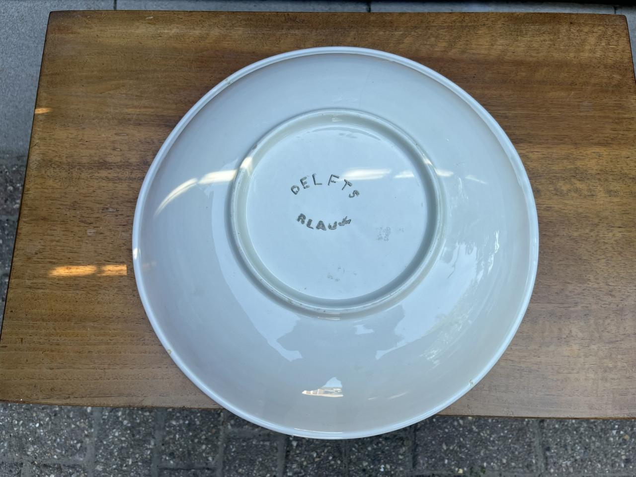 Grote vintage Italiaanse keramische schaal Carm Ceramica