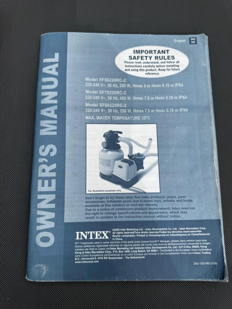 *** Intex Zwembad ***