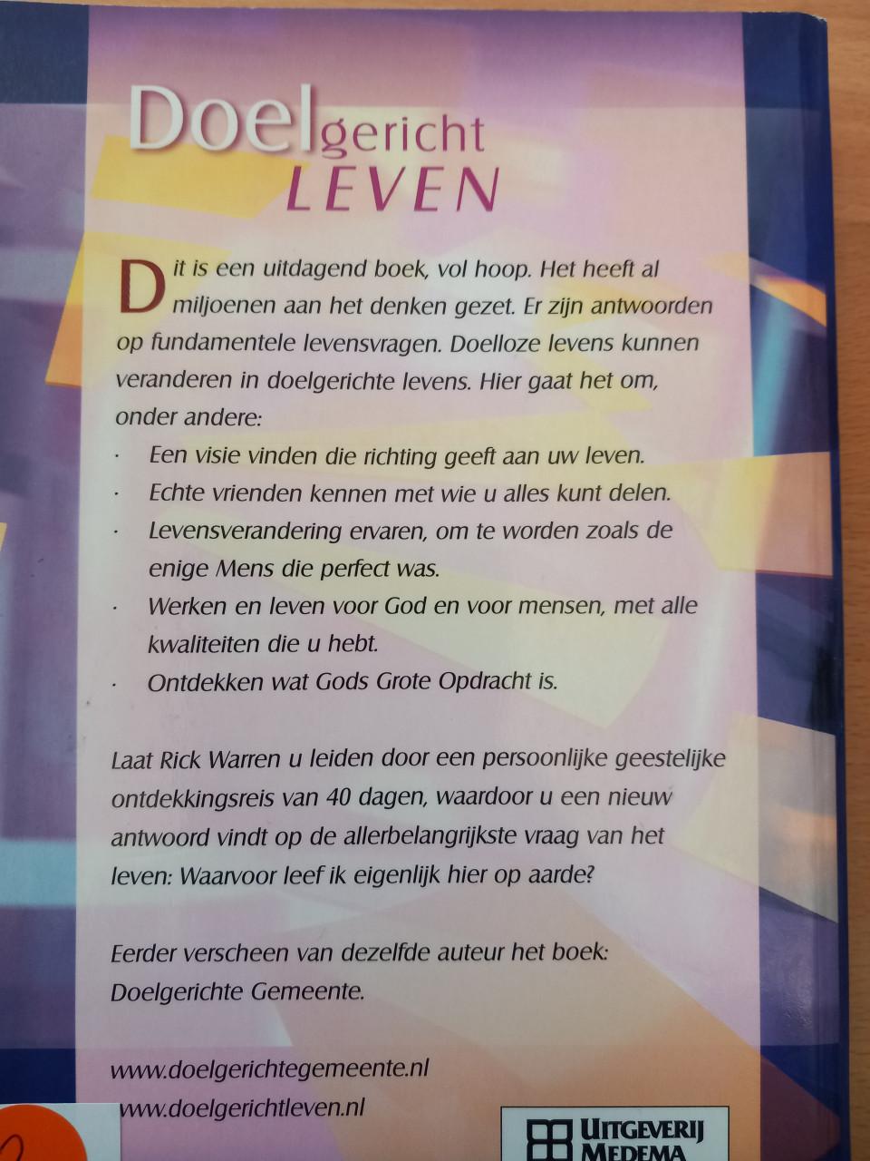 Doelgericht leven - Rick Warren
