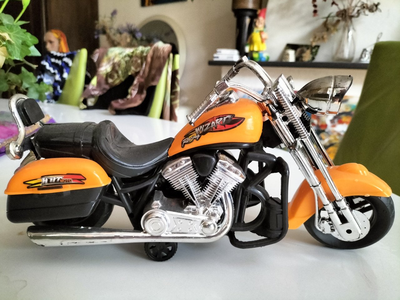 Plastic Harley motor