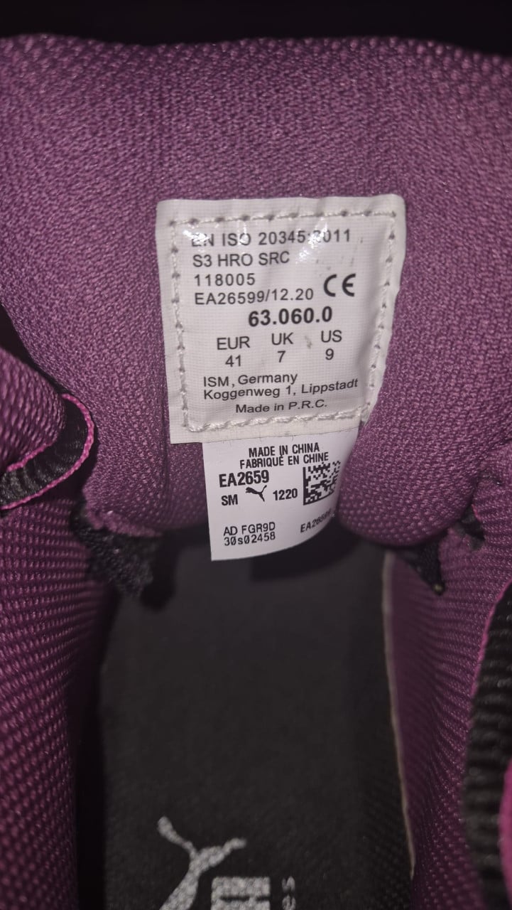 Dames werkschoenen PUMA - NIEUW maat 41 - Bieden