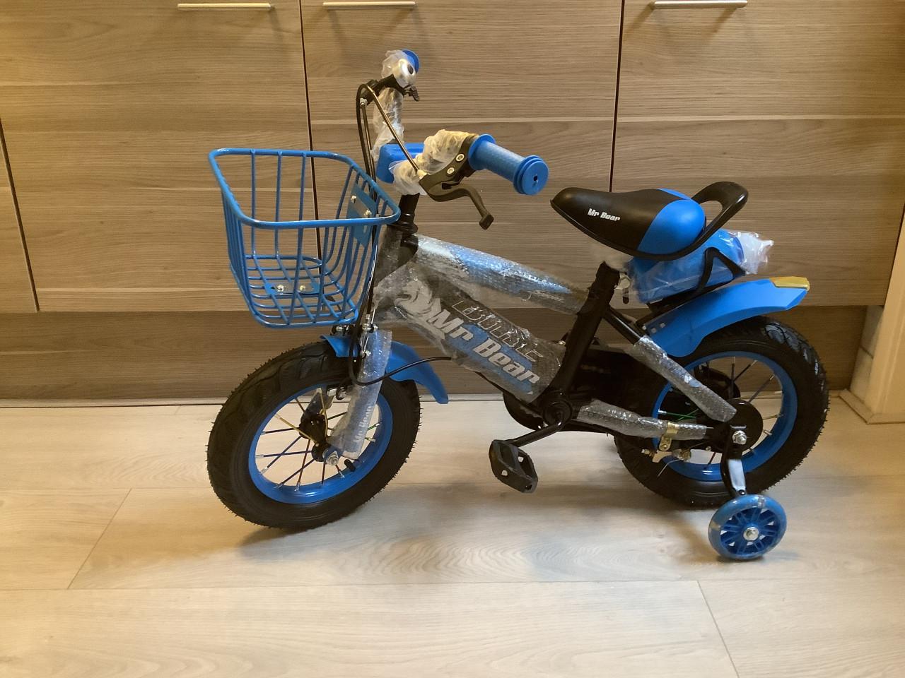 ***** nieuwe sportieve  12 inch kinderfiets  met zijwieltjes *****