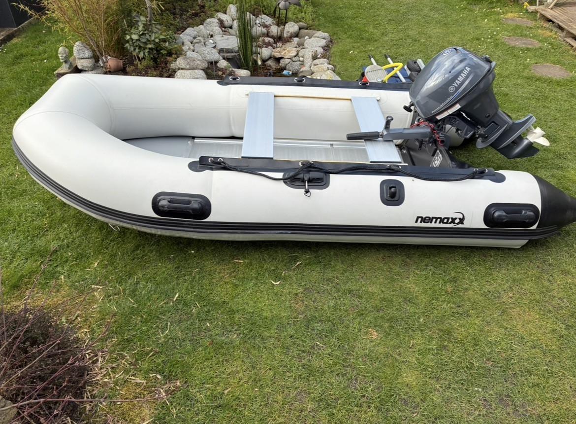 Rubberboot + Yamaha 9,9 pk 4 takt