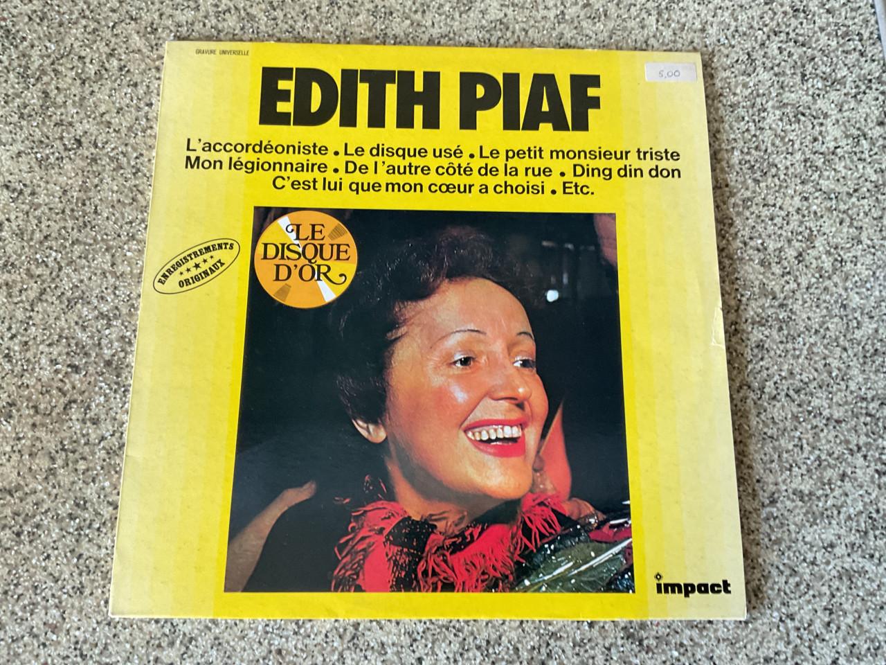 Verschillende LP’s van Edith Piaf.     GERESERVEERD