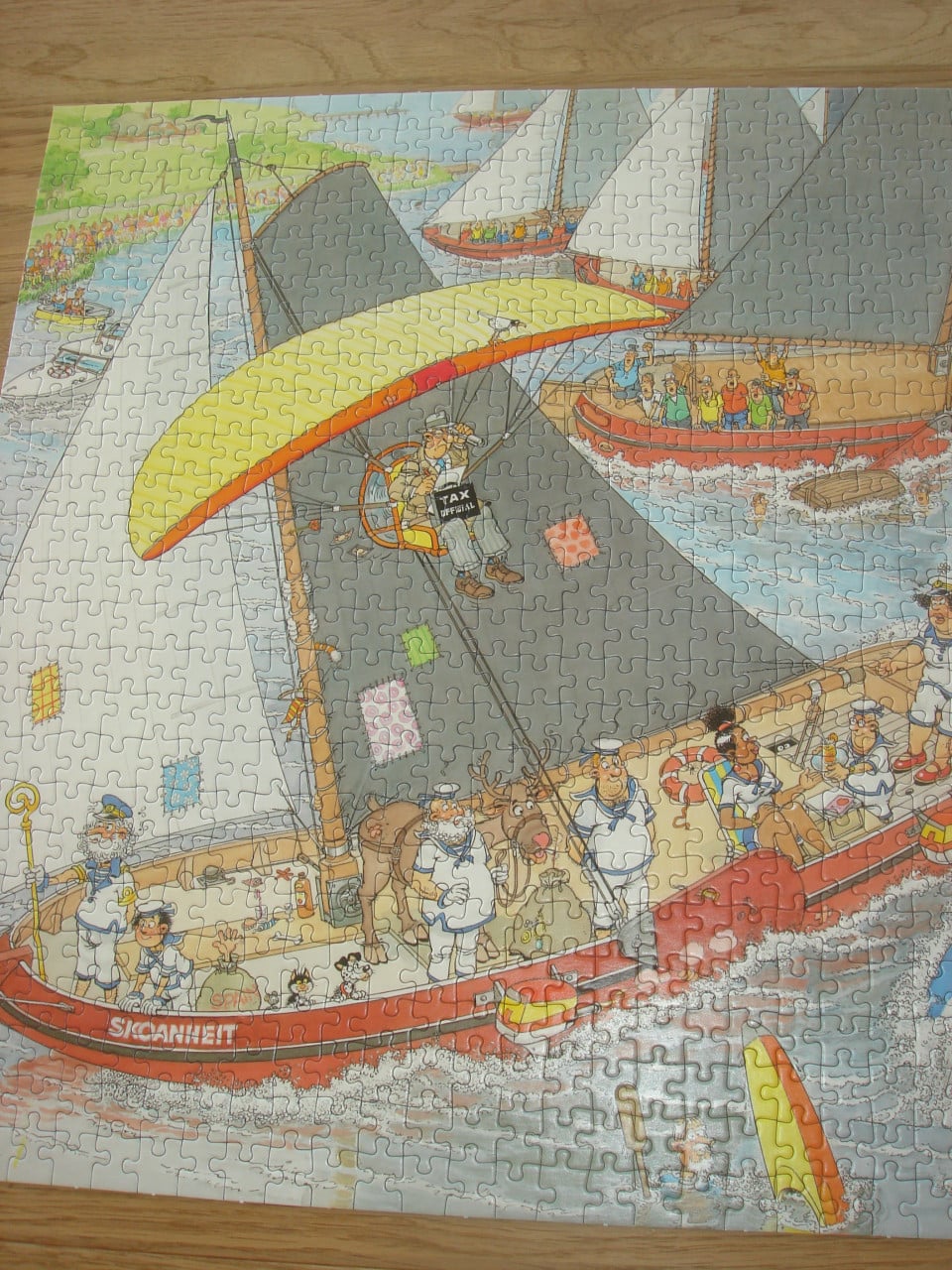 Te koop Complete Jan van Haasteren Puzzels De kaasmarkt- Skutsjesilen