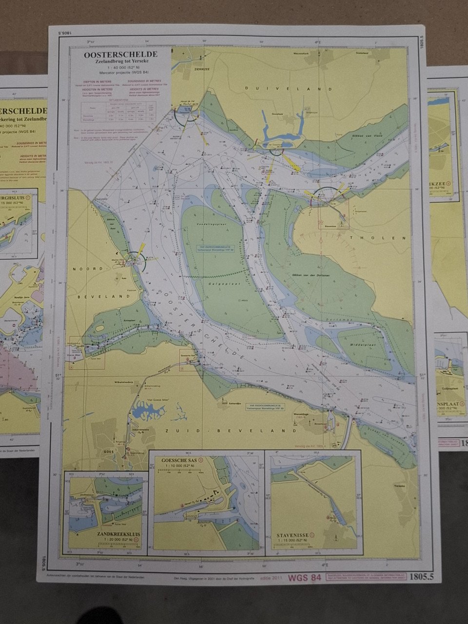 Waterkaarten van de provincie Zeeland