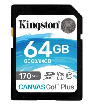 Kingston Canvas Go! Plus SDXC Card - 64GB