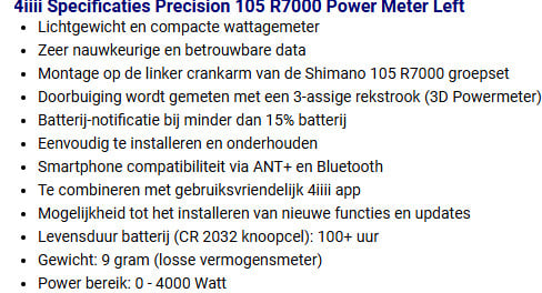 4iii Powermeter