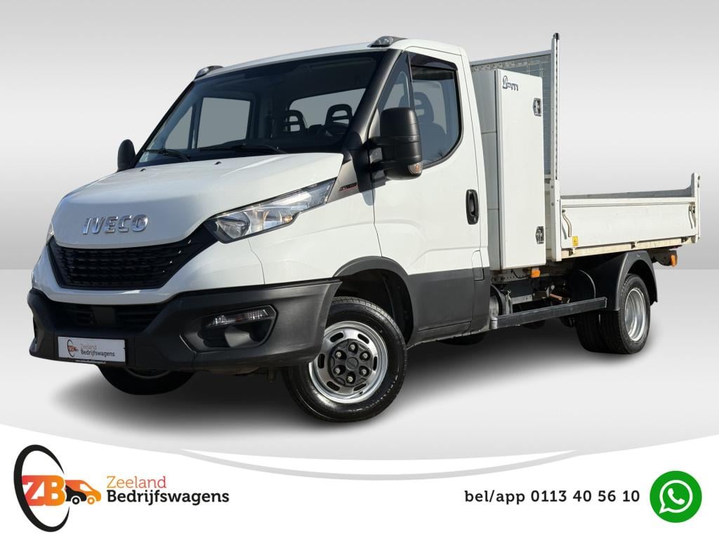 Iveco Daily 35c16 2.3 300 kipper | dubbellucht | trekhaak | leder | opbergk