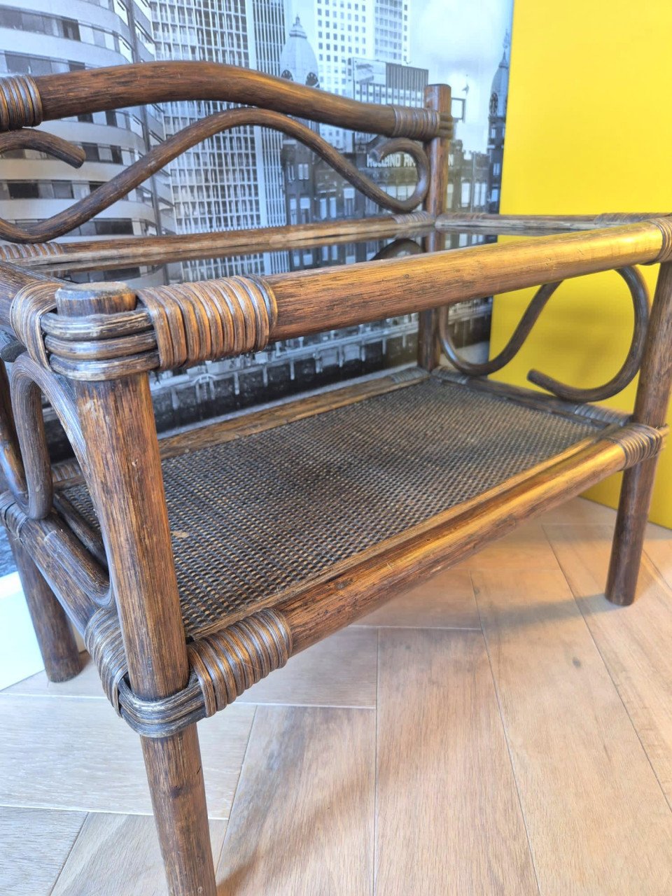 Rotan bijzettafel
