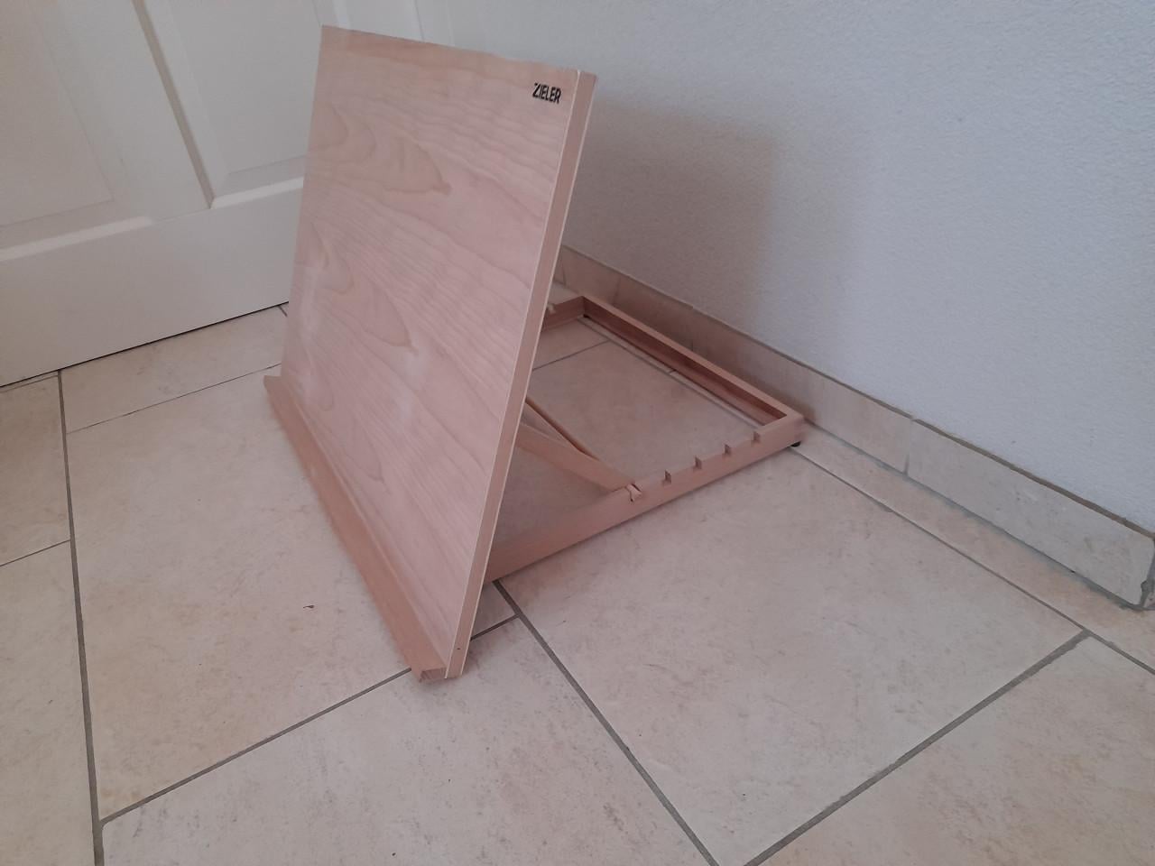 Zieler Tafelezel 62,5 x 45 met nieuwe canvas (in goede nette staat)