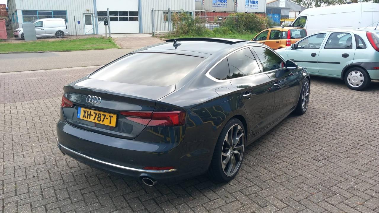 Audi A5 4.0 TFSI Design Automaat HB 5drs 2019 airco 19inch navigatie nwst
