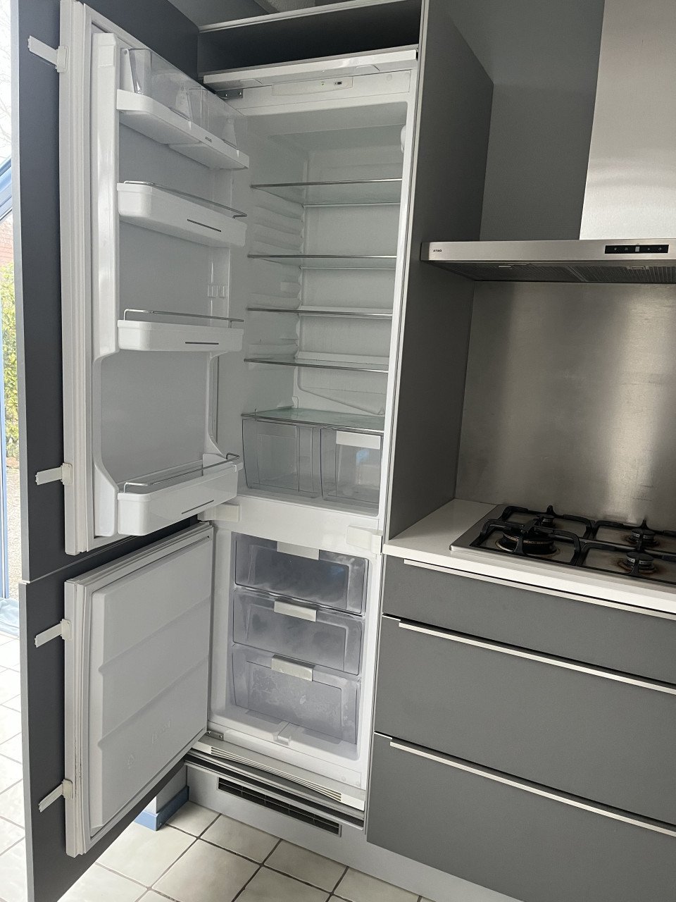 Inbouw koel-/vriescombinatie
