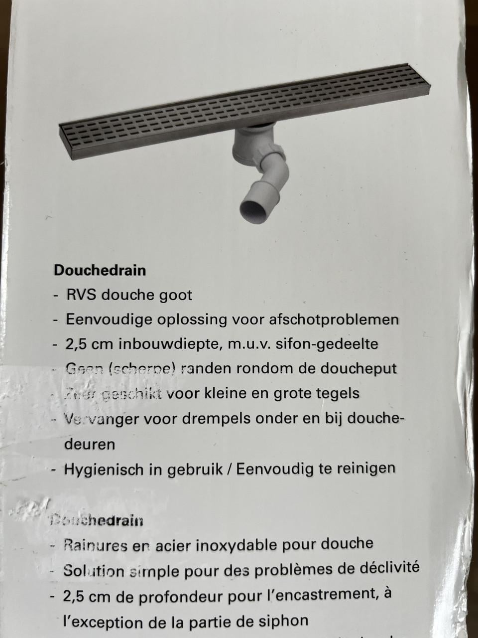 Douchedrain,Douchegoot Plieger