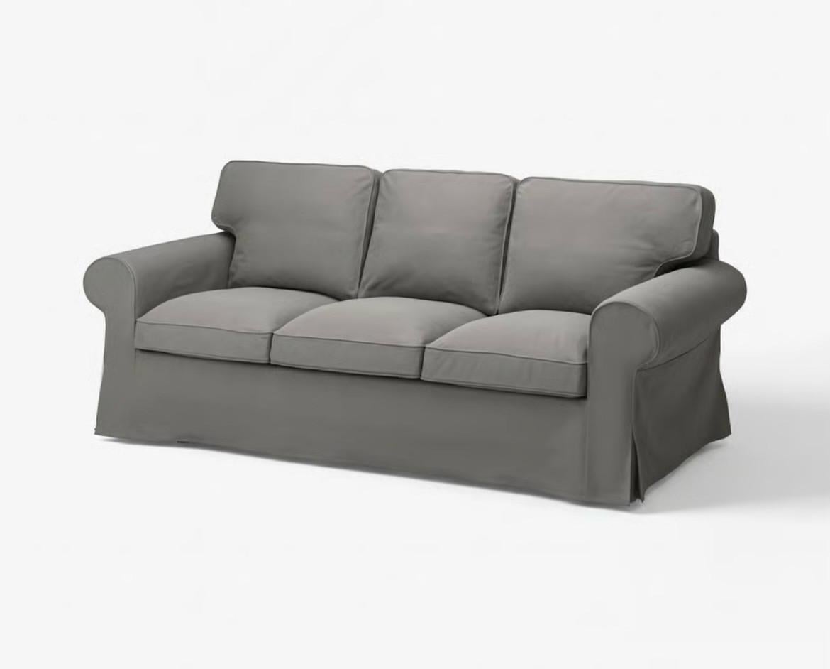 3 zits bank met hocker en 2 hoezen