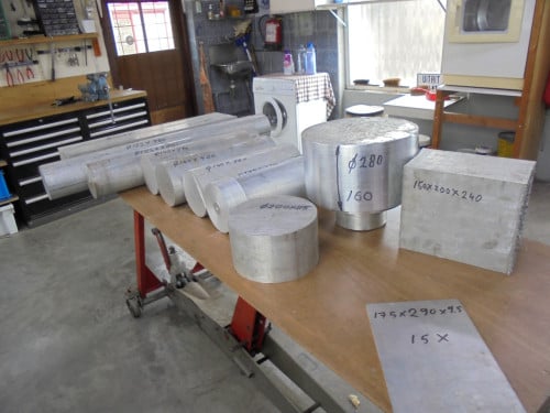 Aluminium Rondstaf, Vierkant en Plaatmateriaal.