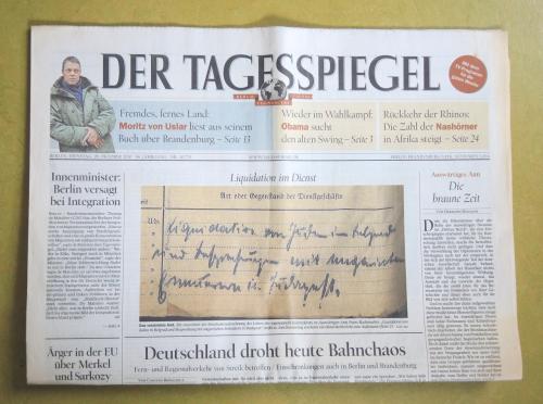 Der Tagesspiegel - 26 Oktober 2010