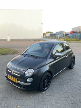 Fiat 500 0.8 2011 Zwart | 101.635 KM NAP | NIEUWE APK!