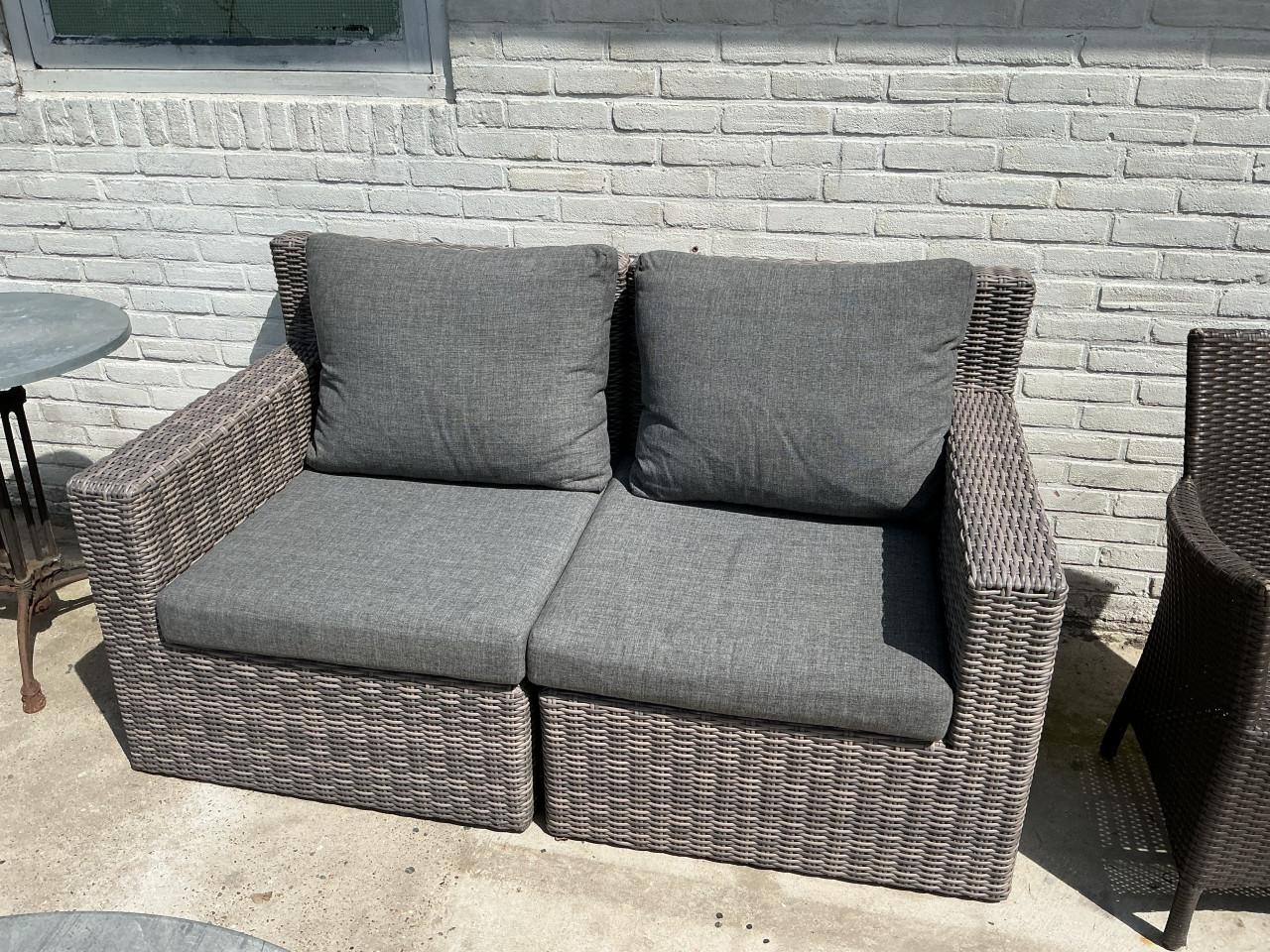 Lounge bank + kussens