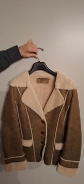 Stijlvolle shearling jas - warm, chic & uniek