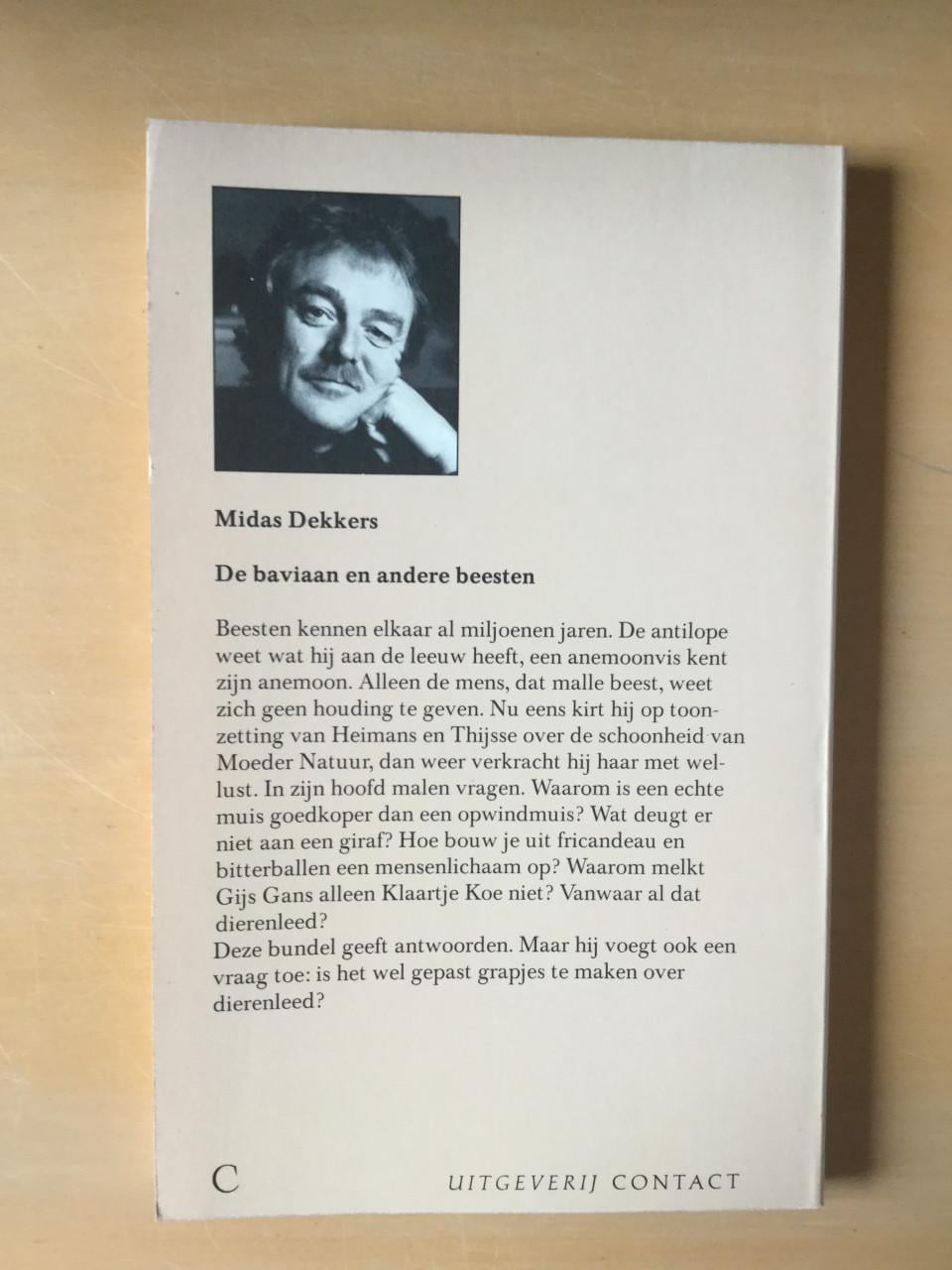 De baviaan en andere beesten Midas Dekkers