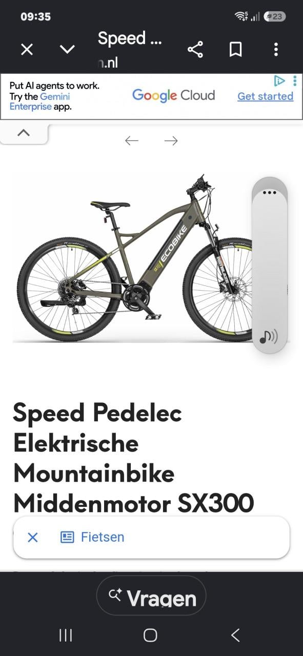 E-mtb speedpedelec ecobike 55 km/u