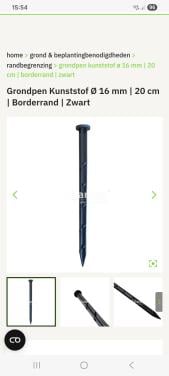 Kunststof grondpen (340 stuks)