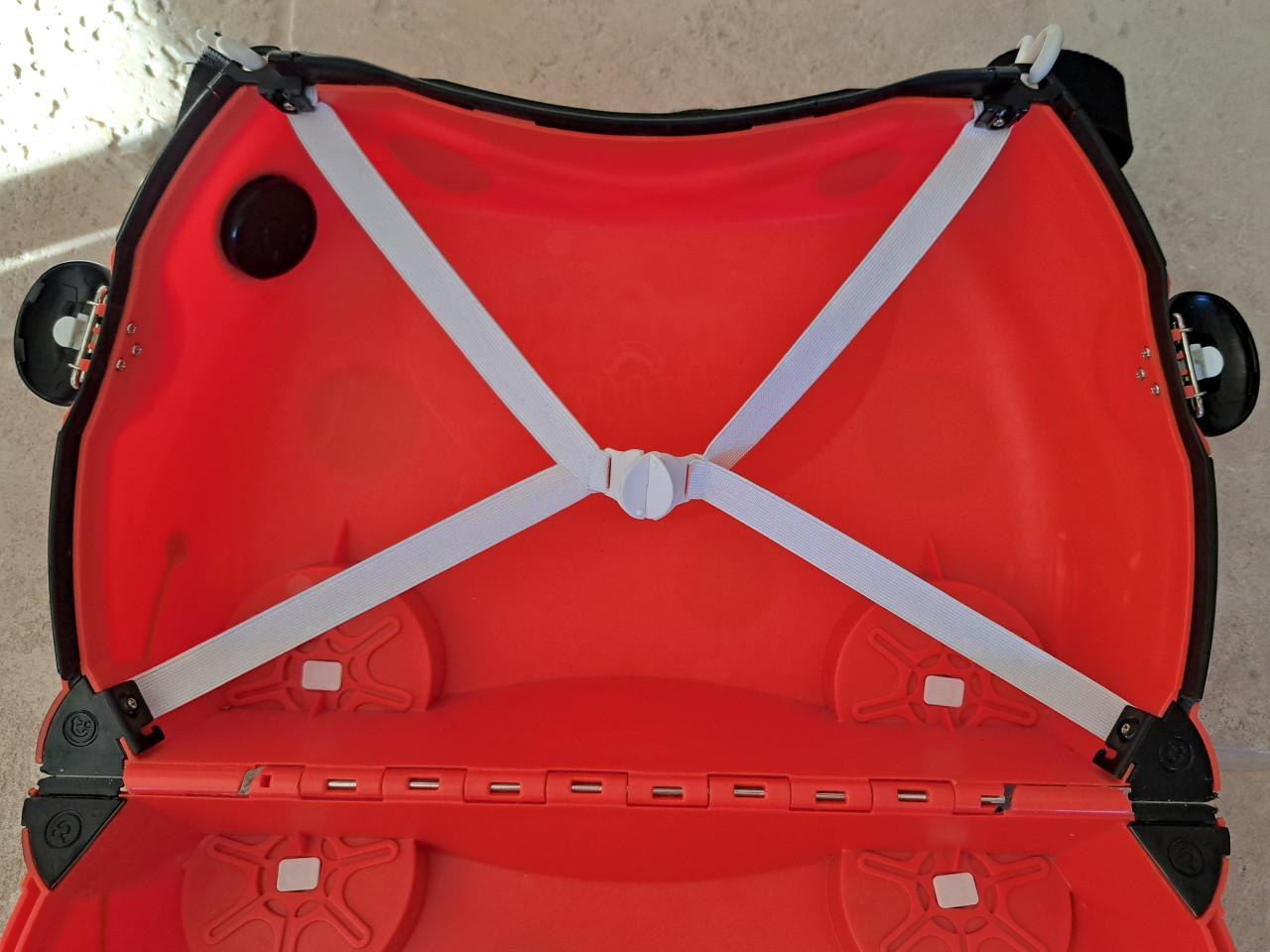 Trunky koffer rood lieveheersbeestje handbagage kinderen