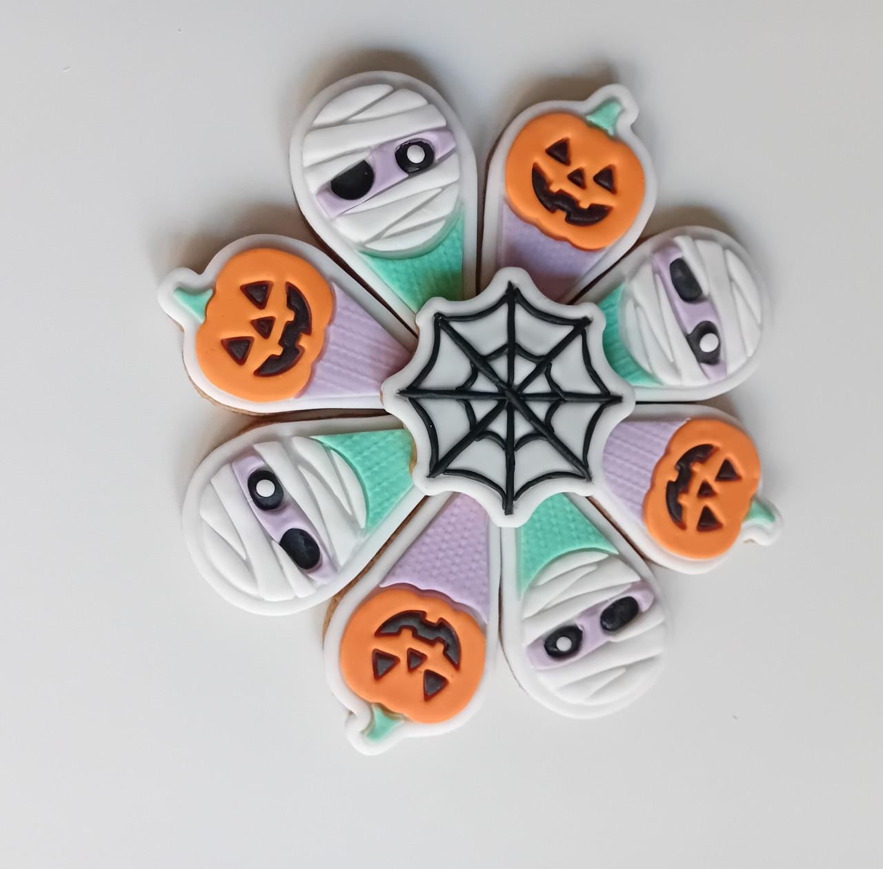 Halloween cookie platter