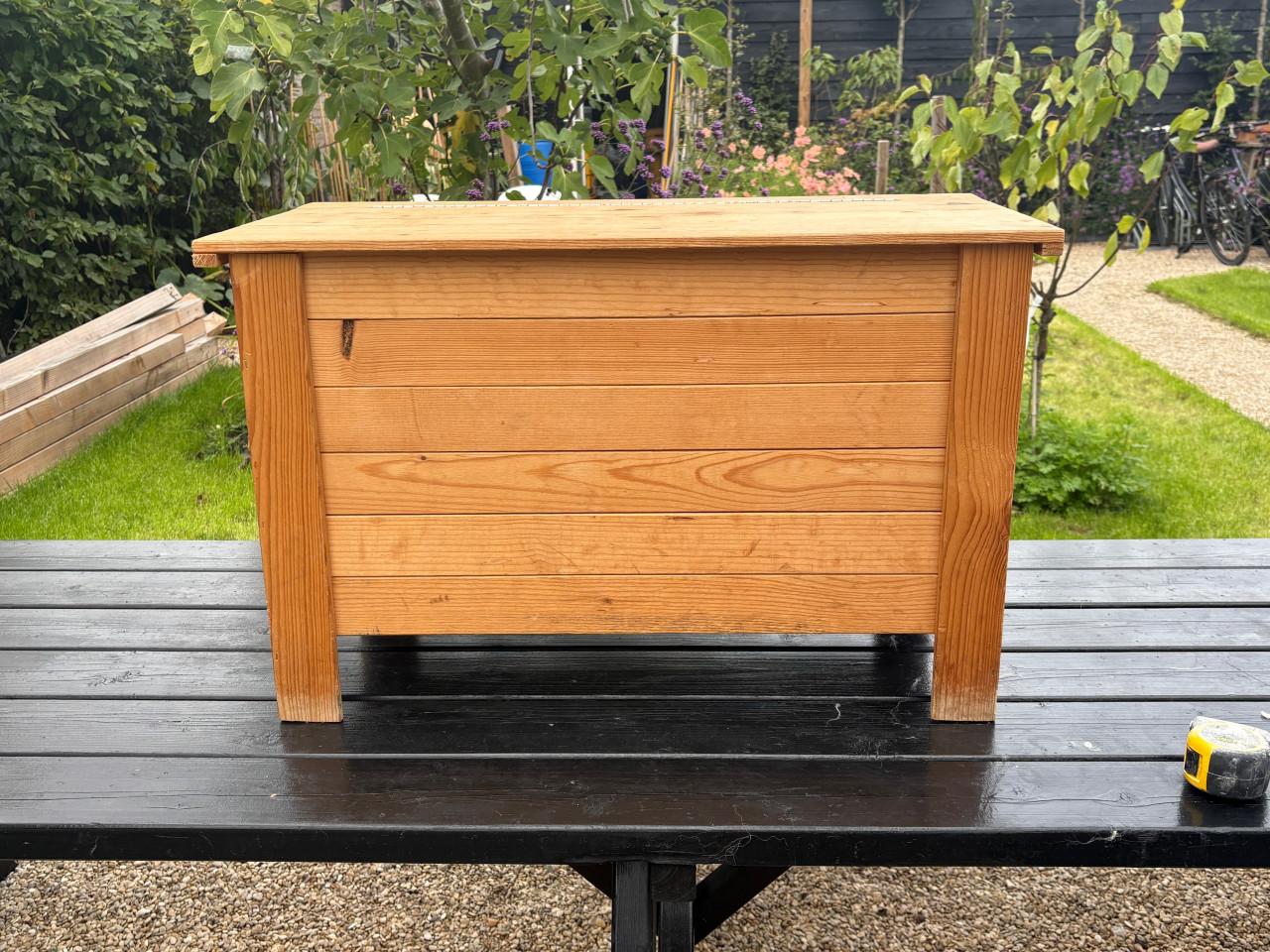 Houten kist - speelgoedkist