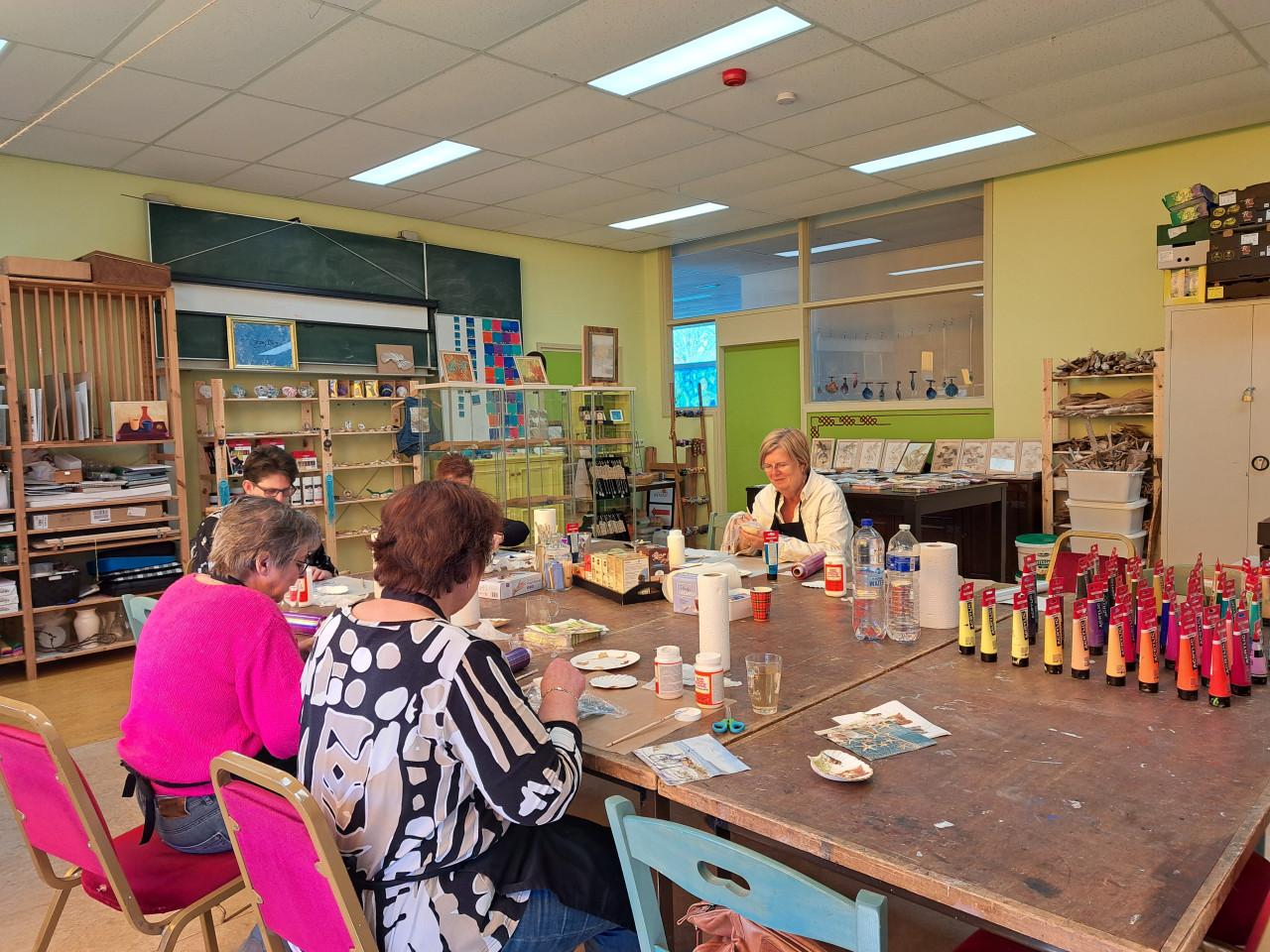 Workshop Decoupage op Sint-Jacobsschelpen