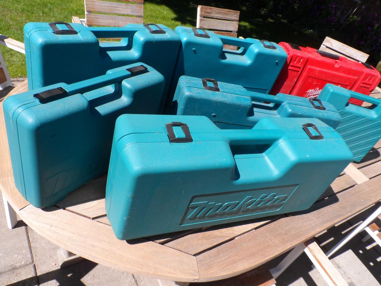 Makita en Milwaukee boxen