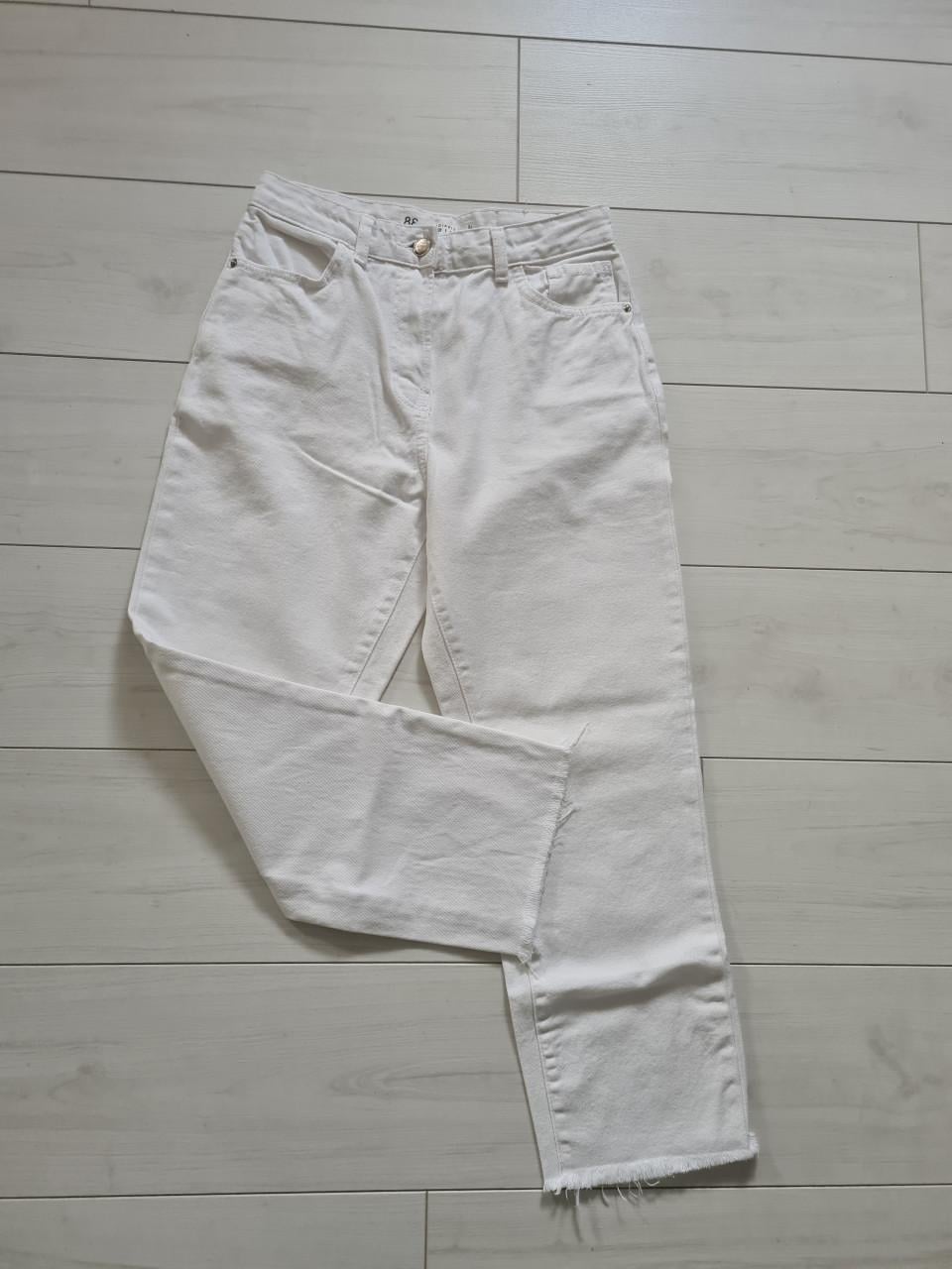 Nieuw ! Amisu rechte pijpen witte spijkerbroek