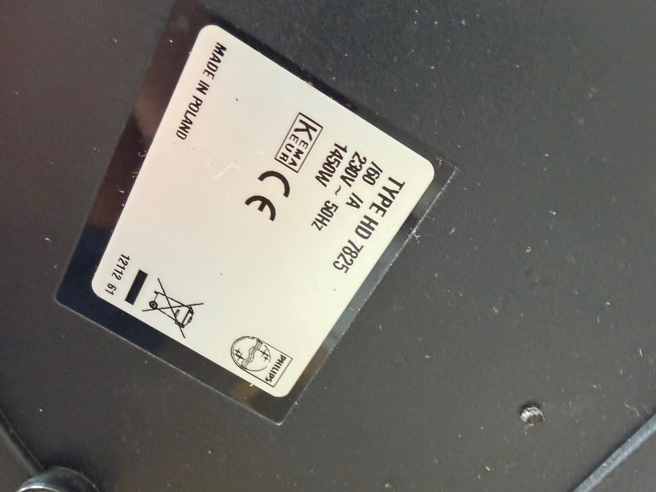 Senseo HD7825 zwart