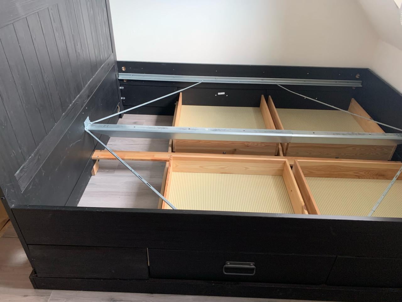 Tijdloos massief grenen bed 200x160