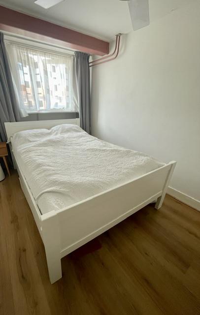 Stevige twijfelaar 140x190 cm inclusief 2 lattenbodems