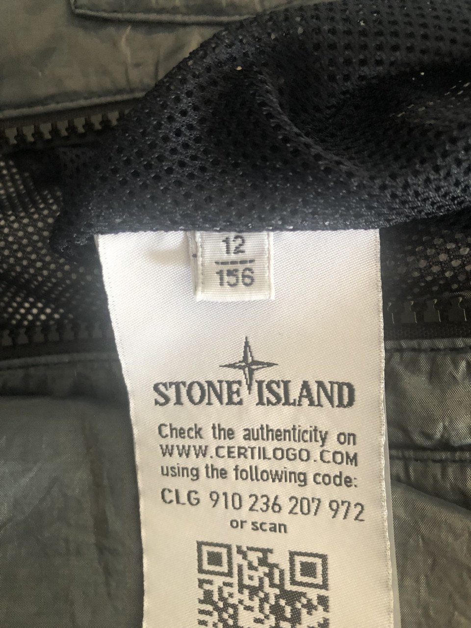 Stone Island metallic bomberjack