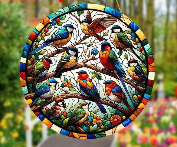 Raamhanger vogels ( kleurrijk )