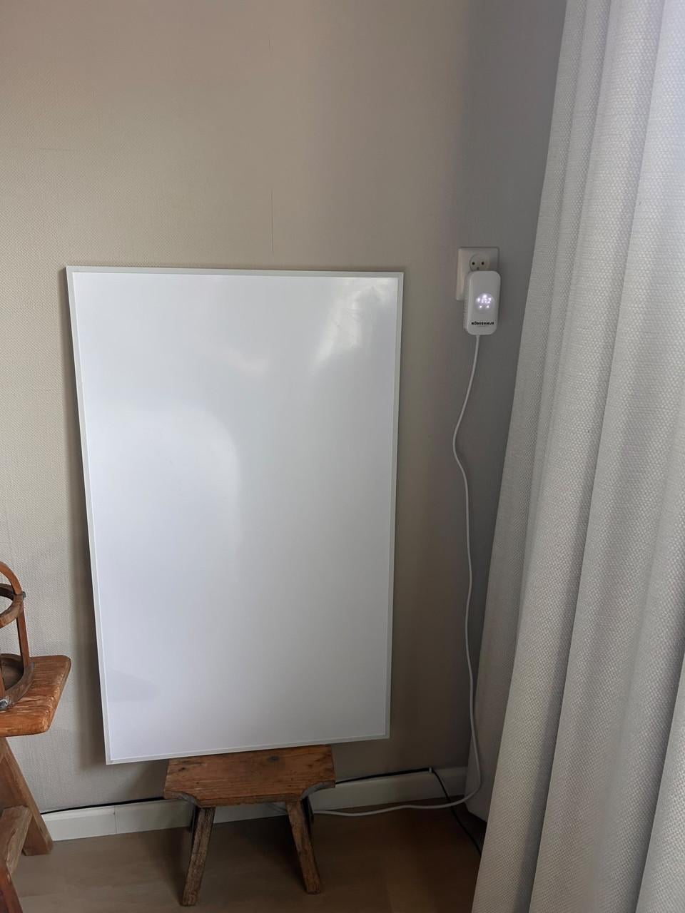 2x Könighaus Infraroodpaneel 600 Watt incl. originele thermostaat