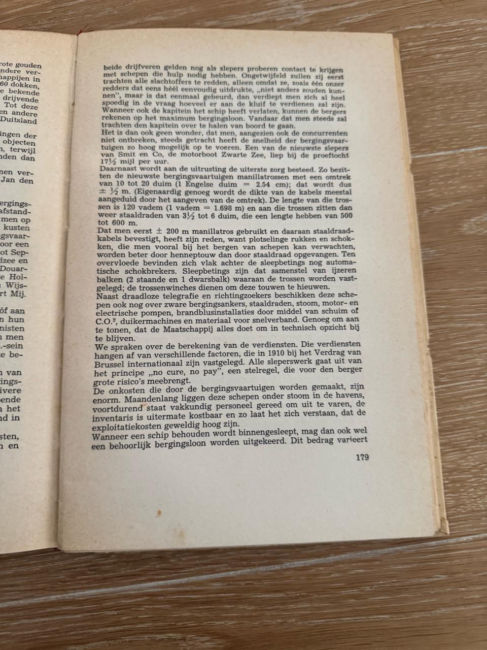 Te Roer en Te Waak van W. van Dam - Scheepvaartboek