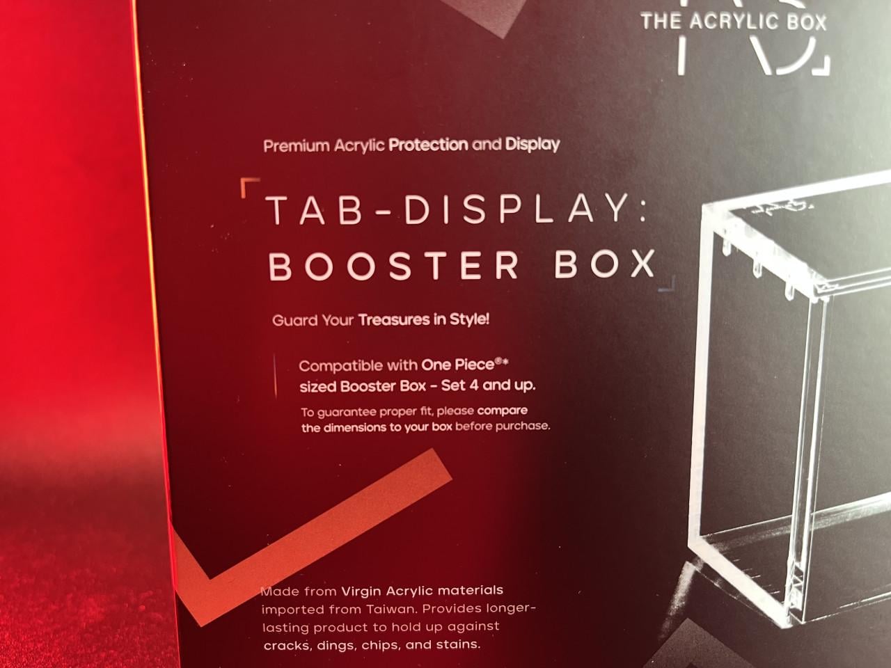 The Acrylic Box – One Piece TCG Premium Acrylic Case (Geschikt voor OP-04+)